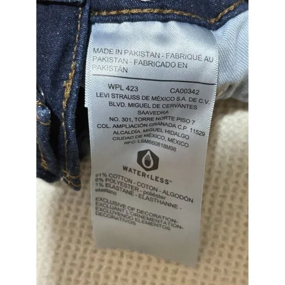 Denizen from Levi’s Kids Slim Fit Blue Denim Jeans Adjustable Waist Size 5 - Picture 6 of 11